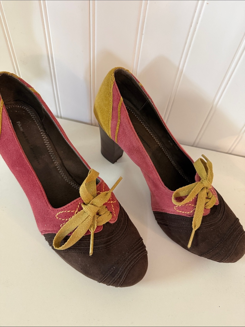 Anthropologie Pilcro Letterpress Nolana Oxford pumps size 8.5 M - Picture 3 of 9